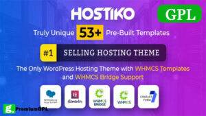 Hostiko WordPress WHMCS Hosting Theme 80.0.0