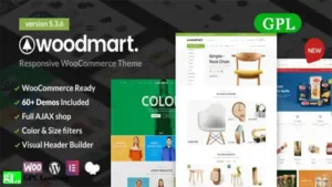 woodmart wordpress ecommerce theme gpl club