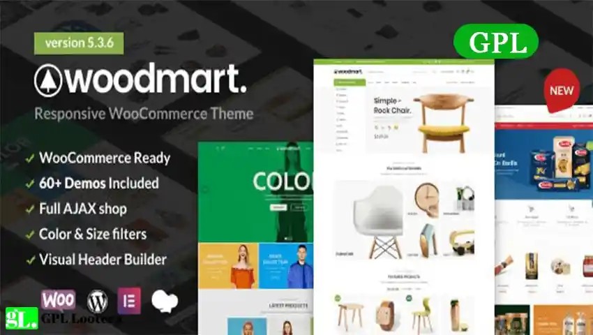 woodmart wordpress ecommerce theme gpl club