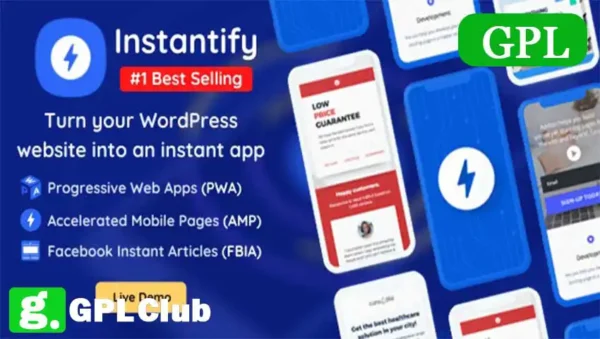 Instantify wordpress gpl plugin