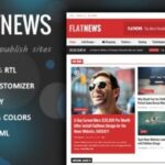 FlatNews Responsive Magazine WordPress Theme