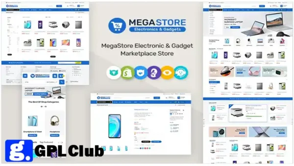 Megastore – Electronics & Gadgets Marketplace Store shopify