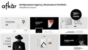 Afkar– Creative Portfolio WordPress Theme