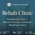 Rehab Clinic - Addiction Recovery Center WordPress Theme