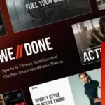 Welldone - Sports Store WordPress Theme