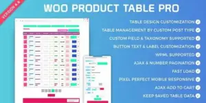 Woo Product Table Pro