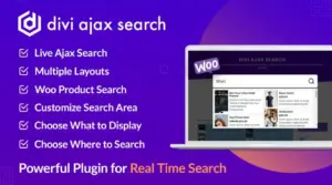 Divi Ajax Search